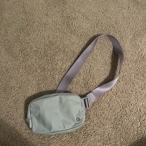 Grey lululemon belt bag
